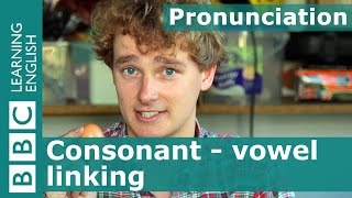 👄 Tims pronunciation workshop Consonant  vowel linking [upl. by Ahtamat]