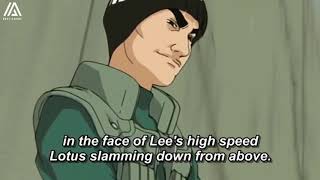 Gaara vs Rock Lee Full Fight English Subbed [upl. by Oiracam]