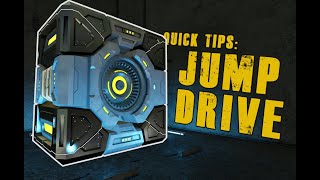 Quick Tips Jump Drives  Space Engineers [upl. by Roosnam]