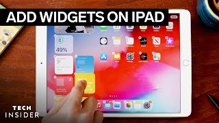 How To Add Widgets On iPad [upl. by Lisab]