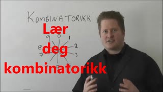 Lær deg kombinatorikk [upl. by Anikat]