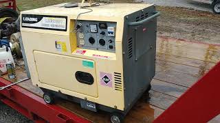 Chinese Generator 5K Silent Leading LDE6800t [upl. by Bevin]