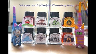 Winsor and Newton Drawing Inks Review [upl. by Trevethick681]