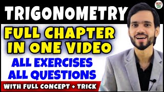 Trigonometry  Trigonometry Class 10 Chapter 8  Maths Full Chapter ConceptExercisesBasicsHindi [upl. by Ner]