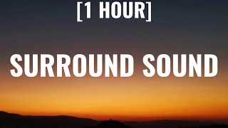 JID  Surround Sound 1 HOURLyrics feat 21 savage amp baby tate [upl. by Huai]