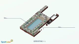 Grondplan Sportoase Veldstraat Antwerpen [upl. by Schramke]