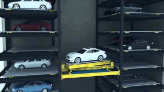 CityLift  Tower  Fully Automated Car Parking Lift [upl. by Poppy]