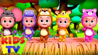 Cinco bebezinhos  Musica para bebes  Desenhos animado  Kids Tv em Português  Animação [upl. by Enitnelav]