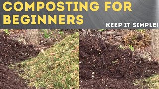 How to make Compost  The Simplest Easy Method To Compost Piles [upl. by Nauwaj107]