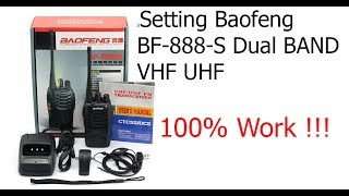 HOW TO PROGRAM VHF CHANNEL ON BAOFENG BF888s 100 Work [upl. by Inafetse]