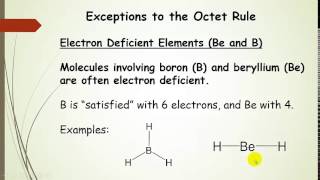 Exceptions to the Octet Rule plus examples [upl. by Nodarse42]