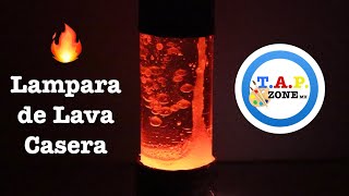 Como hacer una lampara de lava casera  TAP ZONE Mx [upl. by Ardnik]