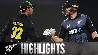 Highest Chase In T20 History  HIGHLIGHTS  TransTasman Tri Series  BLACKCAPS v Australia [upl. by Hannavas30]