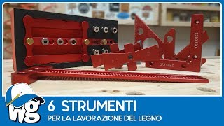 6 strumenti per la lavorazione del legno [upl. by Curzon]