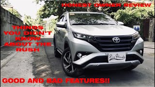 2019 Toyota Rush 15 G AT  Owner’s Review after 1 Year of Ownership [upl. by Alfi]