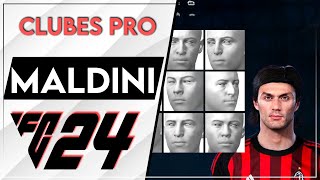 How to make MALDINI in EA FC 24✅ [upl. by Ynttirb]