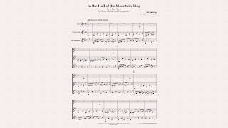 In the Hall of the Mountain King Flute Clarinet Sax Trio Sheet Music [upl. by Aneelas]