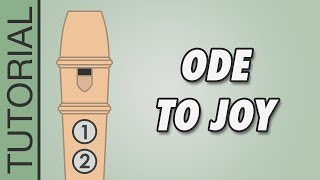 Ode to Joy  Recorder Tutorial 🎵 EASY Song [upl. by Llerihs188]