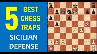 Sicilian Defense TRAPS For White ALL Variations [upl. by Giselle]