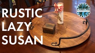 How to Make a Rustic Lazy Susan  Woodworking  DIY [upl. by Allista994]