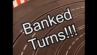 How to design a slot car track part 2 Banked Turns [upl. by Anaele]