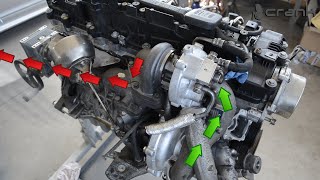 BMW M57 Fuel Injectors  Turbo Chargers Installation [upl. by Cleaves926]