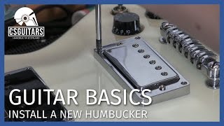 Install A New Humbucker Guitar Basics [upl. by Linnette]