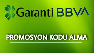 Promosyon Kodu Nasıl Alınır  GARANTİ BANKASI [upl. by Miguel]