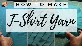 TShirt Yarn  How to make Tshirt yarn [upl. by Aibar]