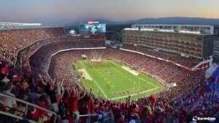 Official San Francisco 49ers Levis Stadium TimeLapse [upl. by Novyad]