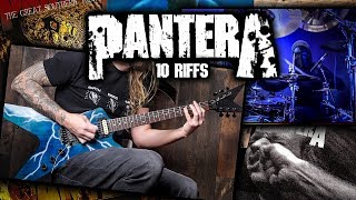 10 AWESOME PANTERA RIFFS [upl. by Joby]