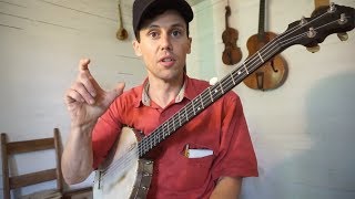 Two Finger Banjo Traditional Techniques [upl. by Asertal846]