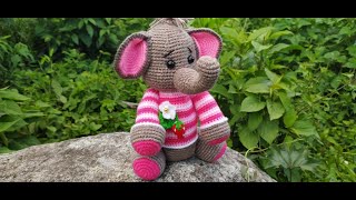 TUTORIAL DE ELEFANTE A CROCHET PASO A PASO PRIMERA PARTE [upl. by Nikkie]