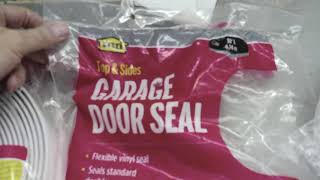 Garage Door Seal MD Products Sides and Bottom Review [upl. by Harte]