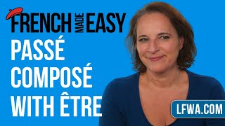 Learn French know the passé composé with Être under 5 minutes [upl. by Nyvets]