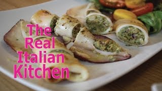 How to make Stuffed Calamari  Calamari Ripieni  Real Italian Kitchen [upl. by Trudie335]