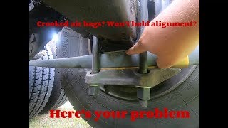 Freightliner air bag leansolution and suspension work [upl. by Oren888]