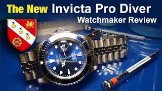 The New Invicta Pro Diver  Watchmaker Review [upl. by Haras860]