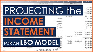 Projecting the Income Statement in an LBO Model [upl. by Ofloda]