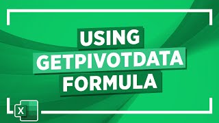 Pivot Tables in Excel Using GETPIVOTDATA Formula [upl. by Allista]