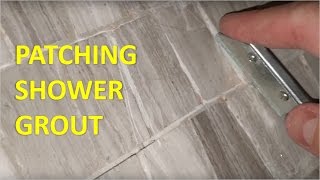 Regrouting a shower floor [upl. by Lillith929]