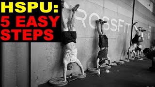 How To Do Handstand Pushups 5 Simple Drills [upl. by Adyol760]