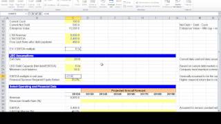 Financial Modeling Quick Lesson Simple LBO Model 1 of 3 [upl. by Akirdnwahs]