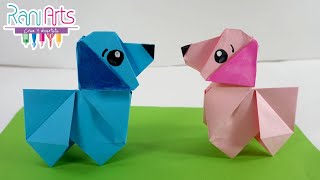 PERRO DE ORIGAMI  Paso a paso  DIY  ORIGAMI DOG [upl. by Moss]