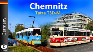 【4K】CHEMNITZ TRAM  Tatra T3DM 2019 [upl. by Auberta]