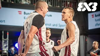 LATVIA  Firstever 3x3 Olympic Gold Medalist 🥇  Highlights OQT [upl. by Nnahteb]