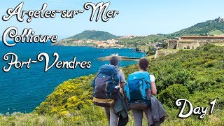 Great Mediterranean Coast Hike in Occitanie France  Day 1 ArgelèssurMer Collioure PortVendres [upl. by Josepha]