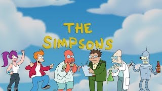 Futurama References in The Simpsons UPDATED [upl. by Okin]