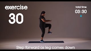 5 min Cardio for Beginners  No Equipment Home Workout  40 second 20 second Intervals [upl. by Enerehs]