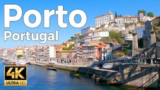 Porto Portugal Walking Tour 4k Ultra HD 60fps – With Captions [upl. by Eibmab]